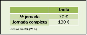 tarifas salas 2019 actos a y b pcuva